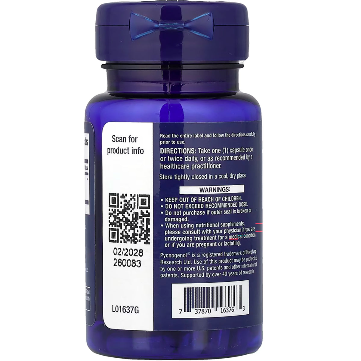 Pycnogenol French Maritime Pine Bark Extract
