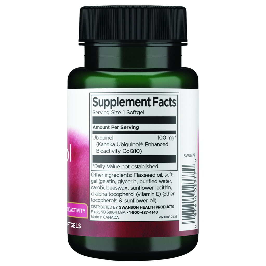 SWU377 | Back label with Supplement Facts - Thumbnail