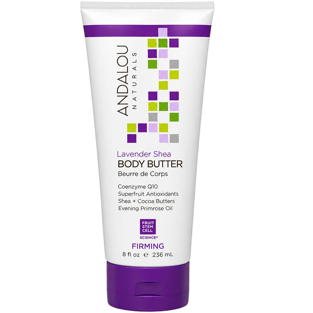 ADN015 | Andalou Naturals Lavender Shea Body Butter, Firming, 8 fl oz (236 mL), New Look - Thumbnail