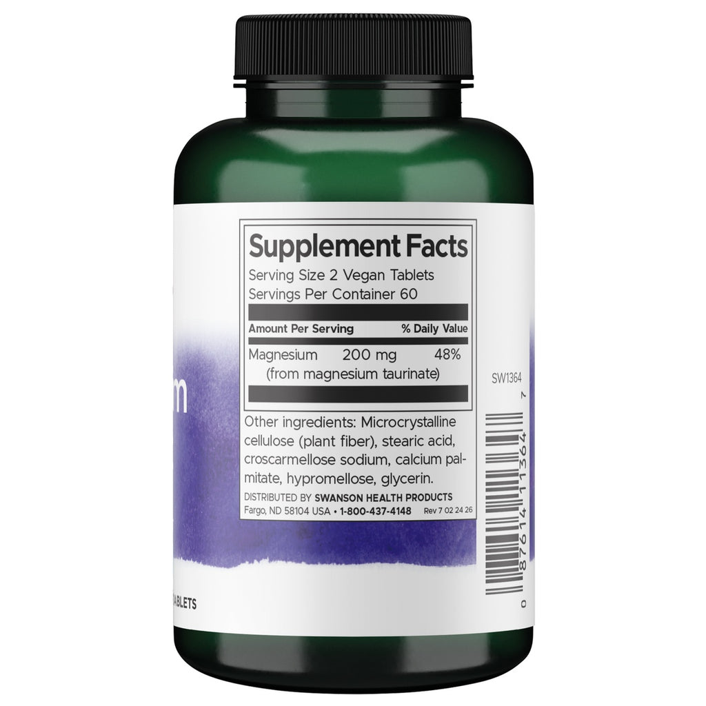 SW1364 | Back label with supplement facts and serving informationh - Thumbnail