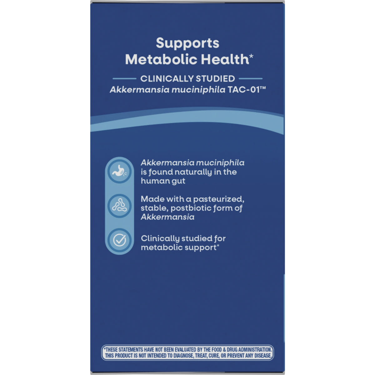NW1078 | Back of blue box with product statements