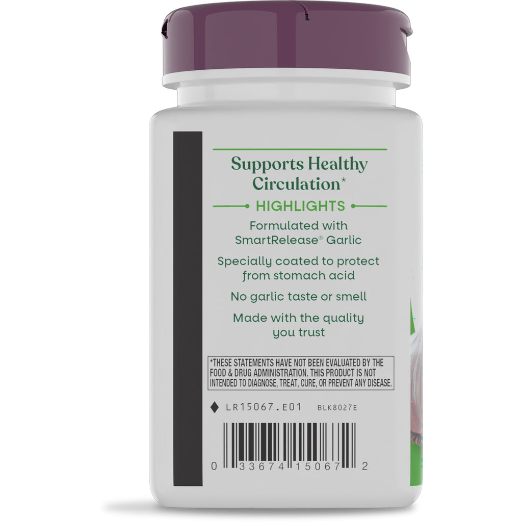 NW731 | back label showing circulation support text, barcode and product information on white bottle with purple cap - Thumbnail