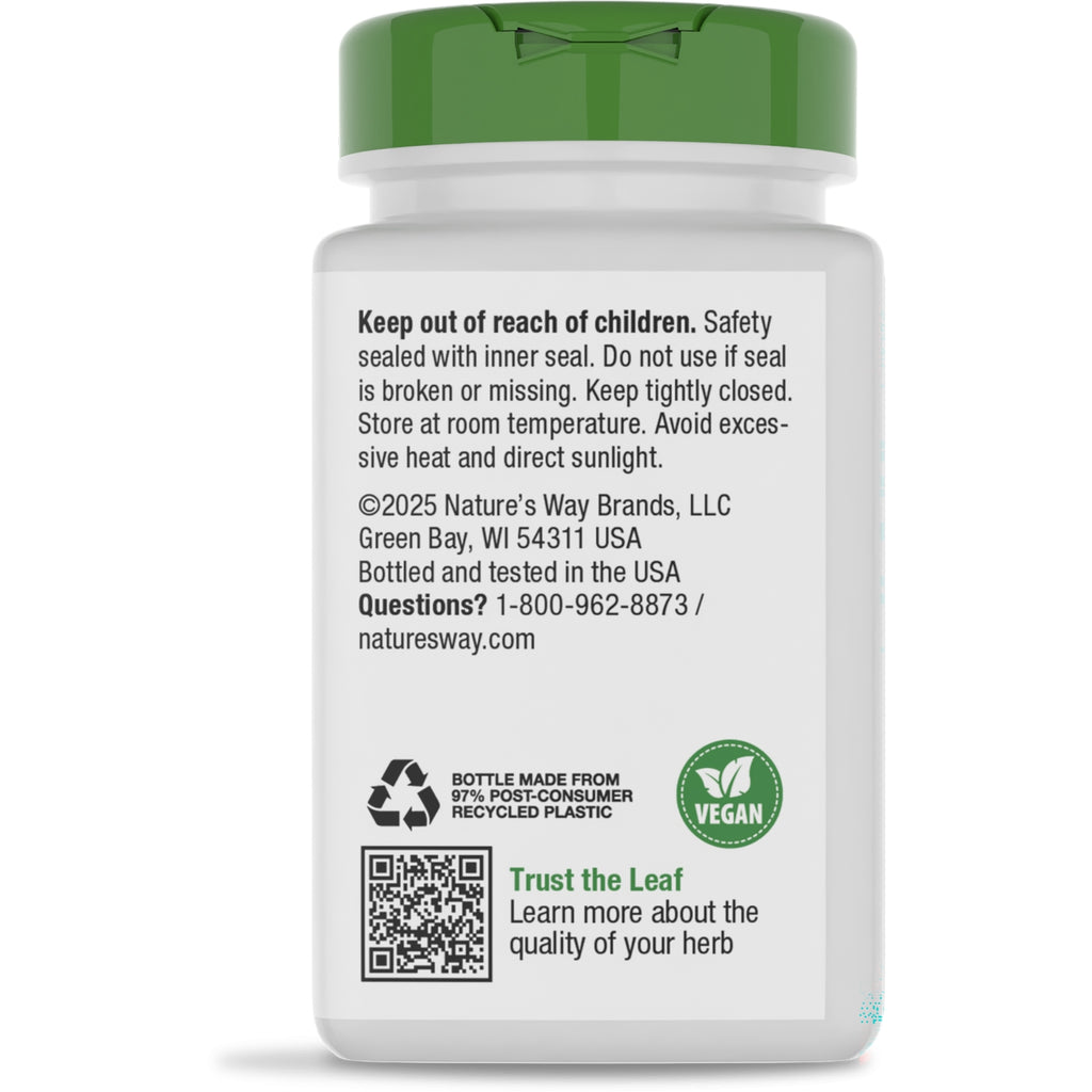 NW867 | back of green supplement bottle label reading Traditional Intestinal Support, gluten free, barcode visible - Thumbnail