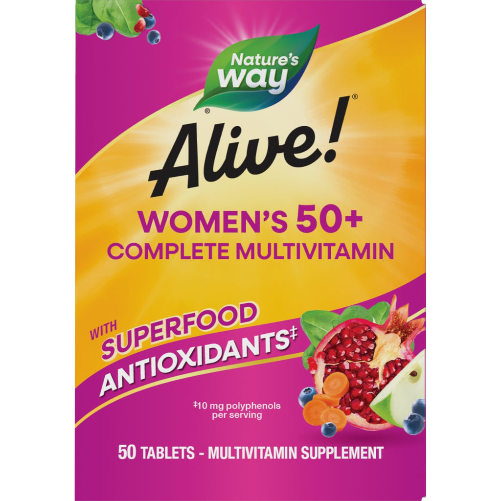 NW1014 | Nature's Way Alive! Women's 50+ Complete Multivitamin box 50 tablets with superfood antioxidants - Thumbnail