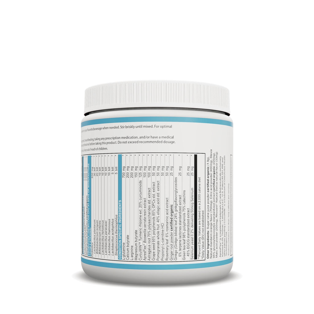 VH042 | Back label of supplement jar showing ingredients, amounts, and usage directions - Thumbnail