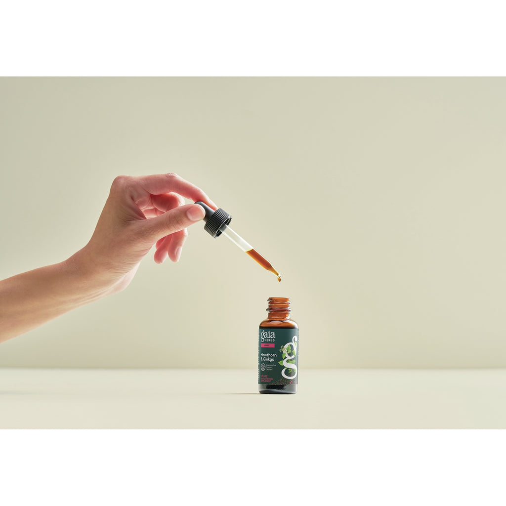 GH178 | Hand using dropper to dispense herbal supplement into open bottle - Thumbnail