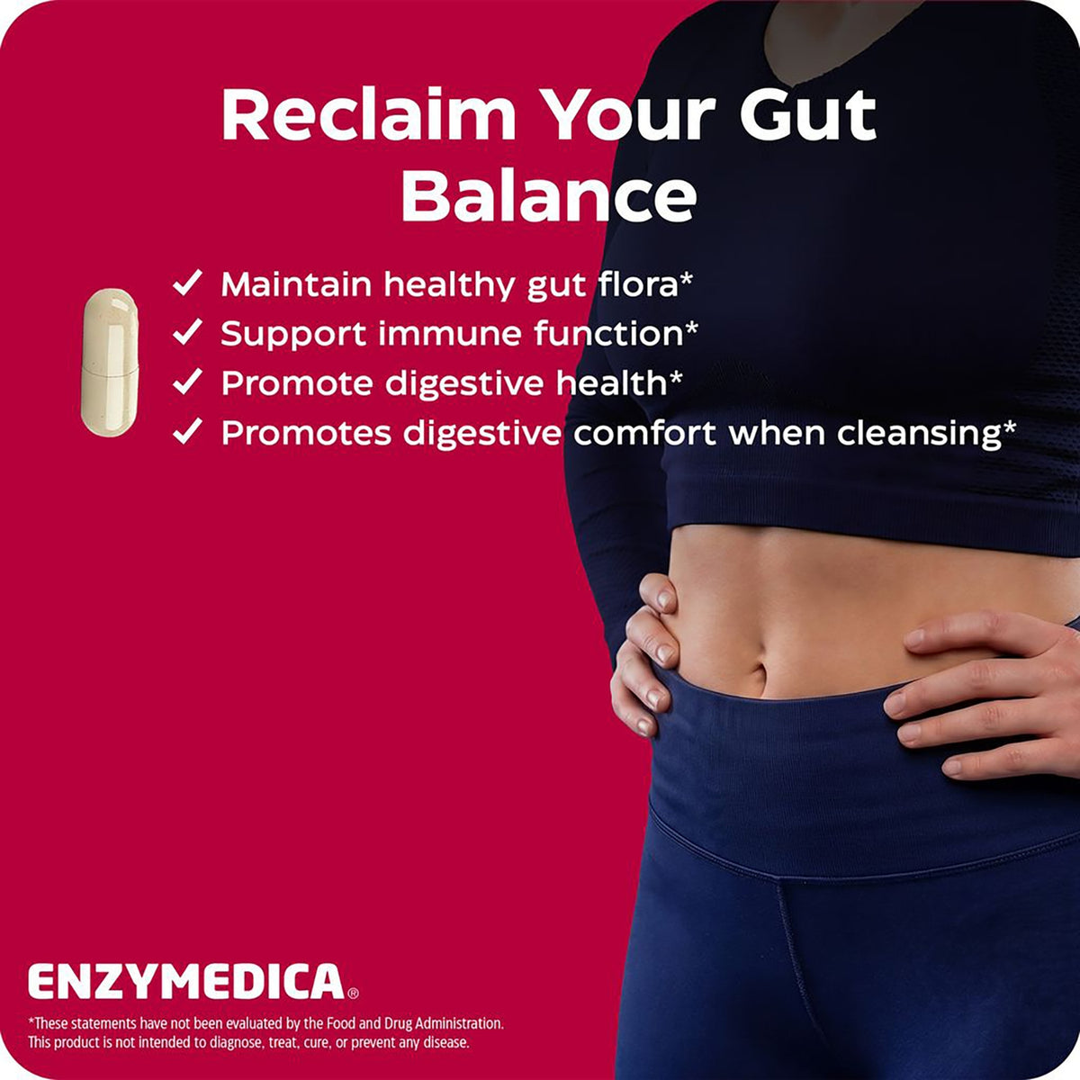 EMD005 | Gut balance claims and a woman pictured in the background