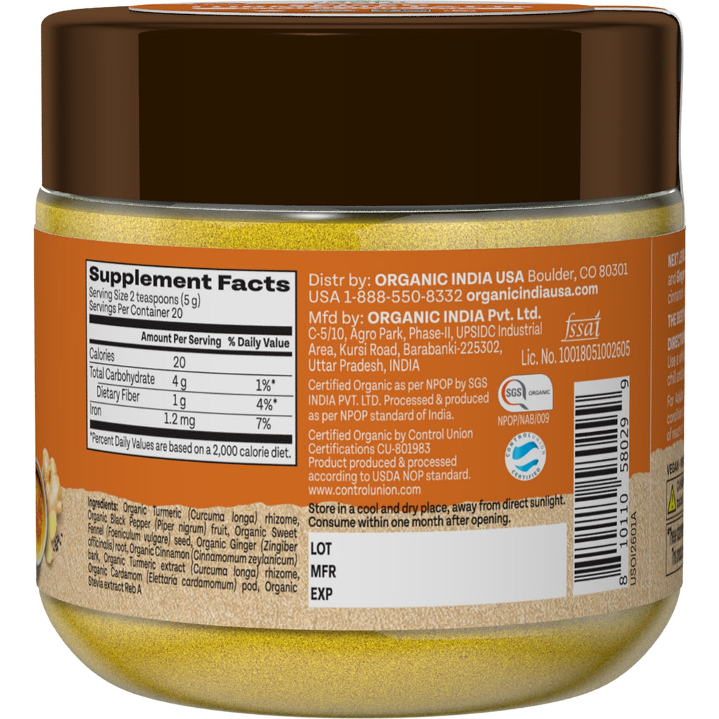 RGN110 | Back of jar showing supplement facts panel, ingredients, barcode and manufacturer details - Thumbnail