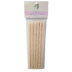 WEG037 | White Egret Paraffin Therapeutic Candles, 12 Pack front of package