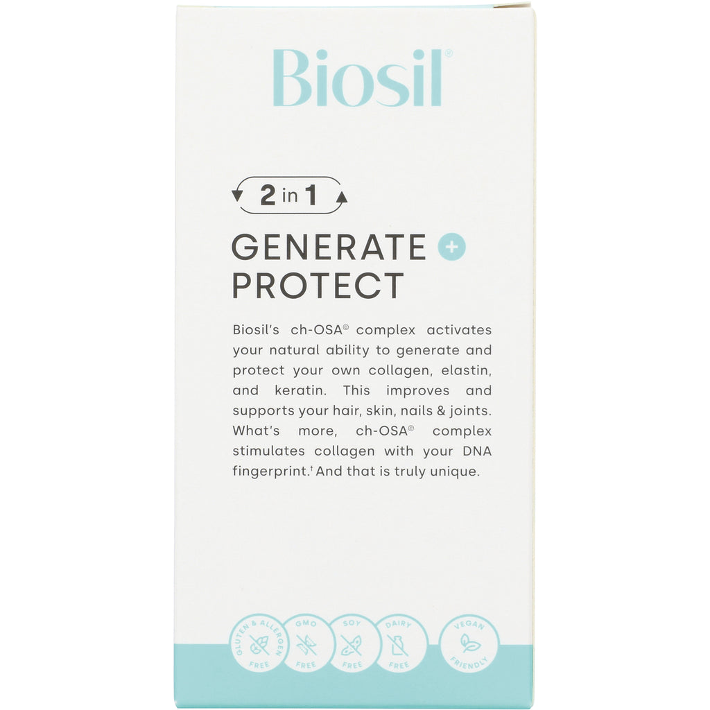 NFC103 | Biosil product infographic box reading Generate Protect with benefits text and circular icons - Thumbnail