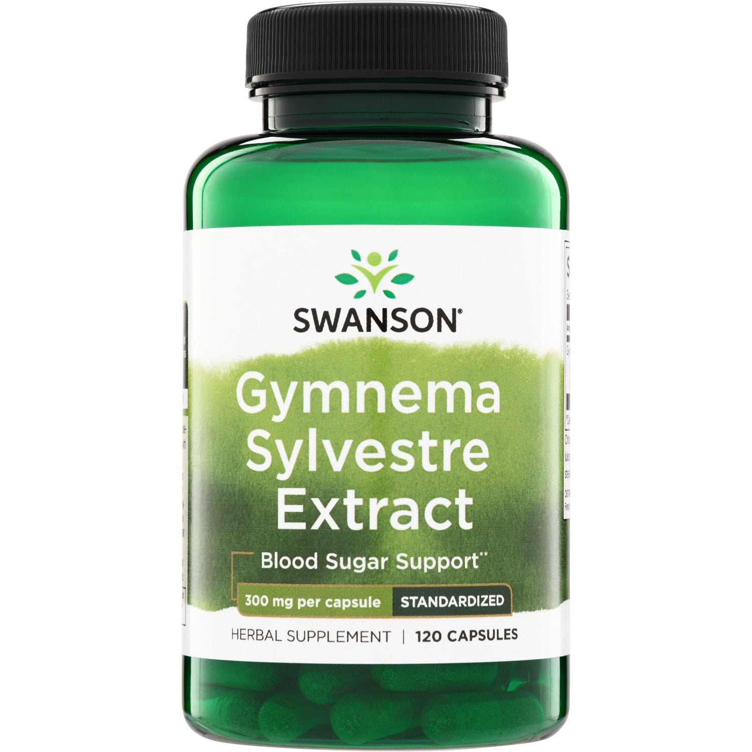 SWD045 | Swanson Gymnema Sylvestre Extract, Blood Sugar Support, 300 mg per capsule, 120 capsules