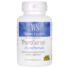 NFC051 | Women'sense ThyroSense thyroid formula supplement bottle front label, 60 vegetarian capsules