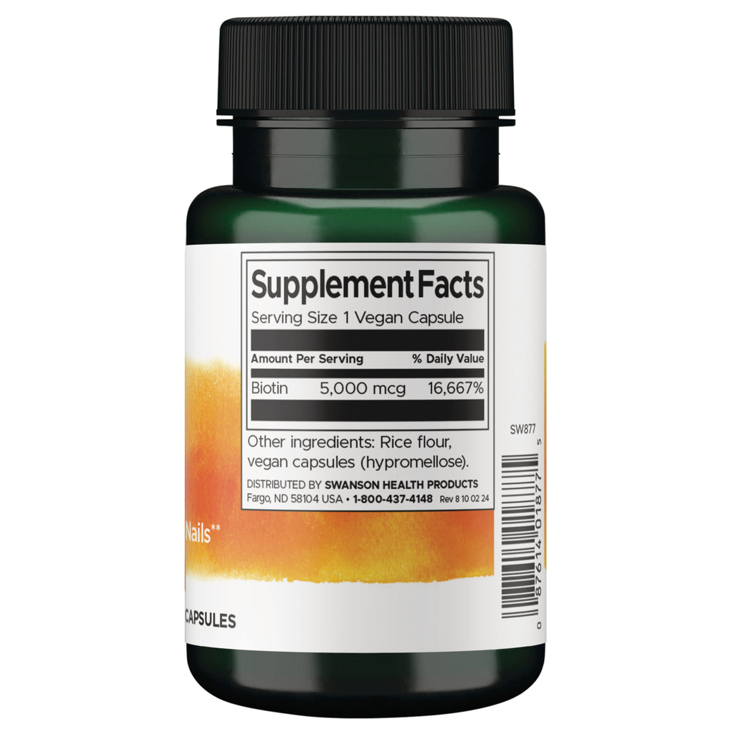 SW877 | Back label with Supplement Facts - Thumbnail