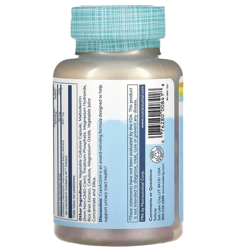 SLR432 | Back label with supplement facts, ingredients, and barcode - Thumbnail