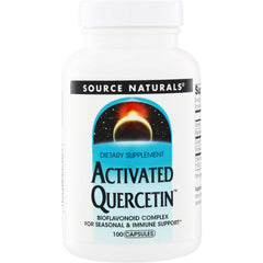 SN185 | Source Naturals Activated Quercetin dietary supplement, bioflavonoid complex, 100 capsules