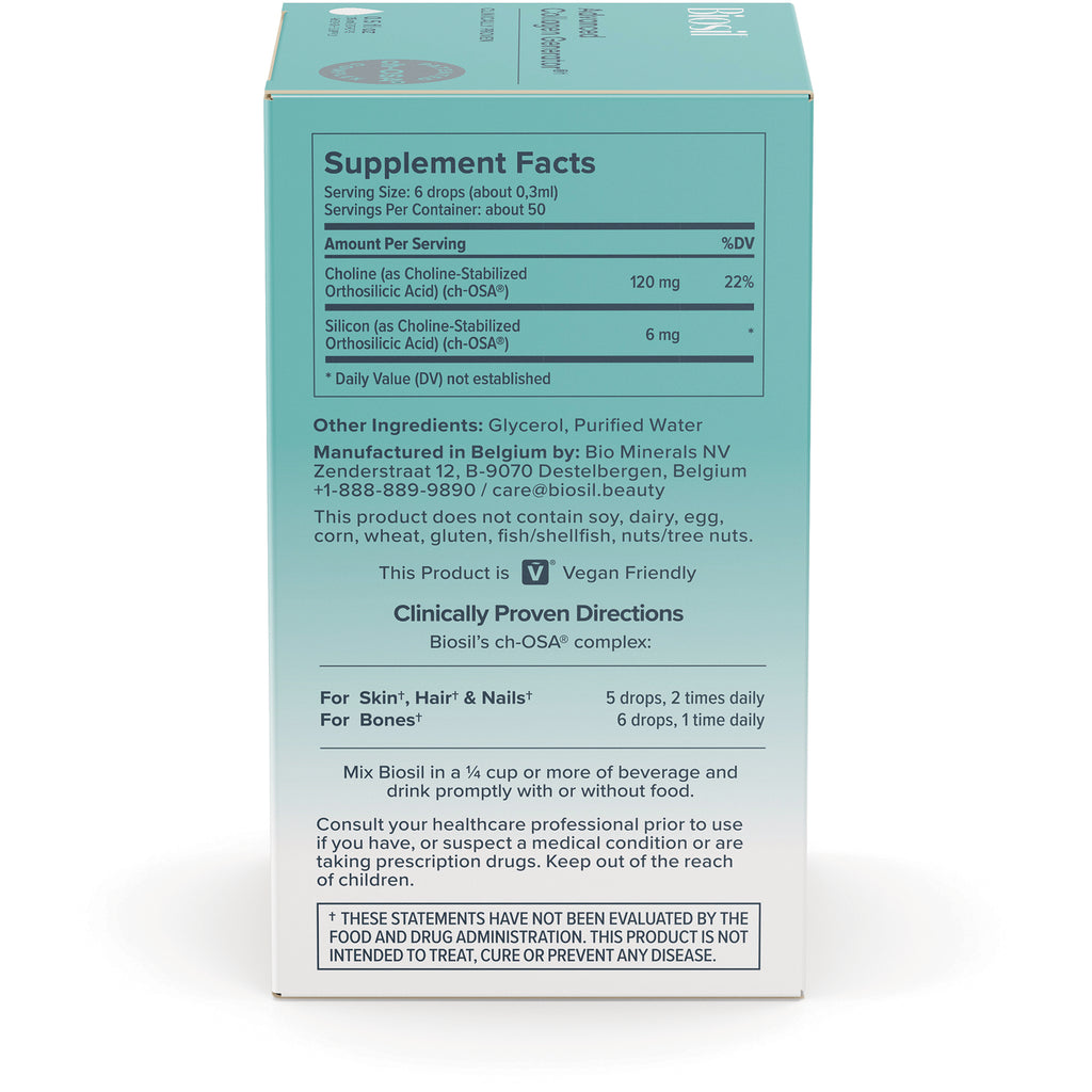 NFC179 | Back of small dropper bottle showing Supplement Facts panel, icons, LOT 22K19 and EXP 10/2025 - Thumbnail