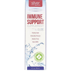 ABL002 | Silver Biotics Daily Immune Support supplement box front, 4 fl oz (118 ml)