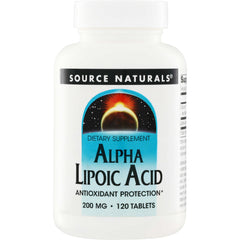 SN435 | Source Naturals Alpha Lipoic Acid dietary supplement, 200 mg, 120 tablets