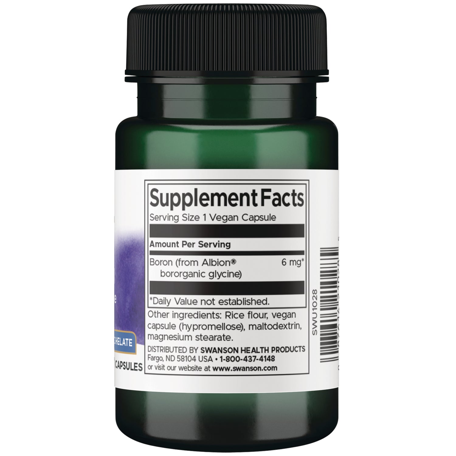 SWU1028 | White capsule next to centimeter and inch rulers for size reference