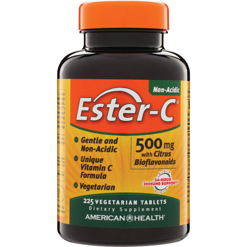 AM119 | American Health Ester-C 500 mg with Citrus Bioflavonoids, 225 vegetarian tablets - Thumbnail