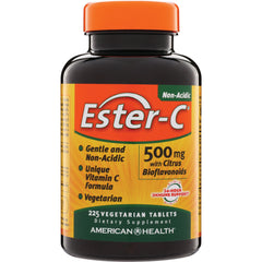 AM119 | American Health Ester-C 500 mg with Citrus Bioflavonoids, 225 vegetarian tablets