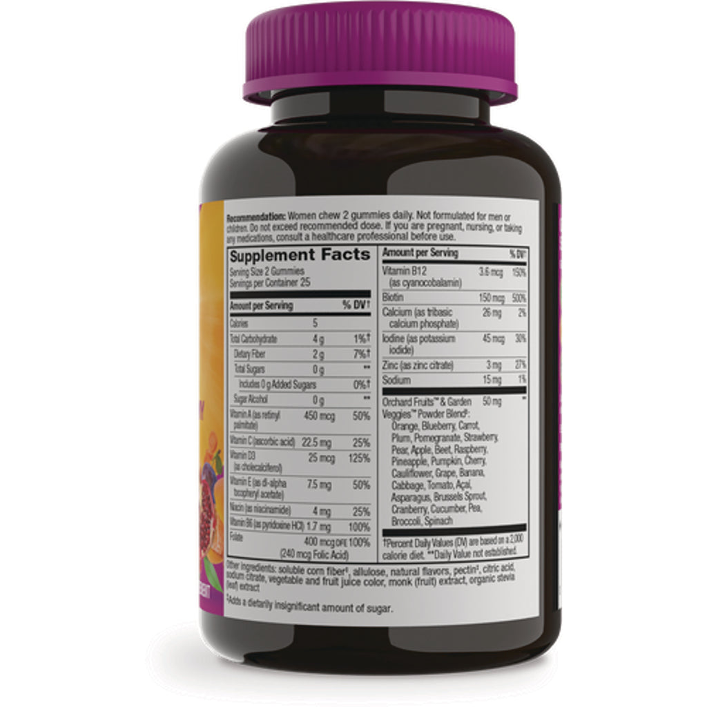 NW1060 | Back of brown supplement bottle showing Supplement Facts panel and ingredient list - Thumbnail