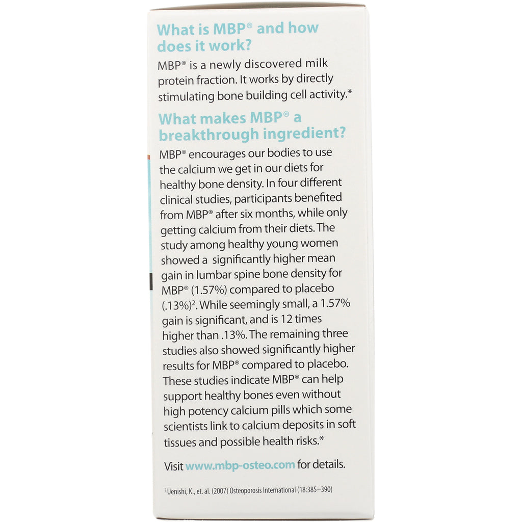 SN548 | MBP infographic explaining how it works and why its a breakthrough ingredient for bone health - Thumbnail