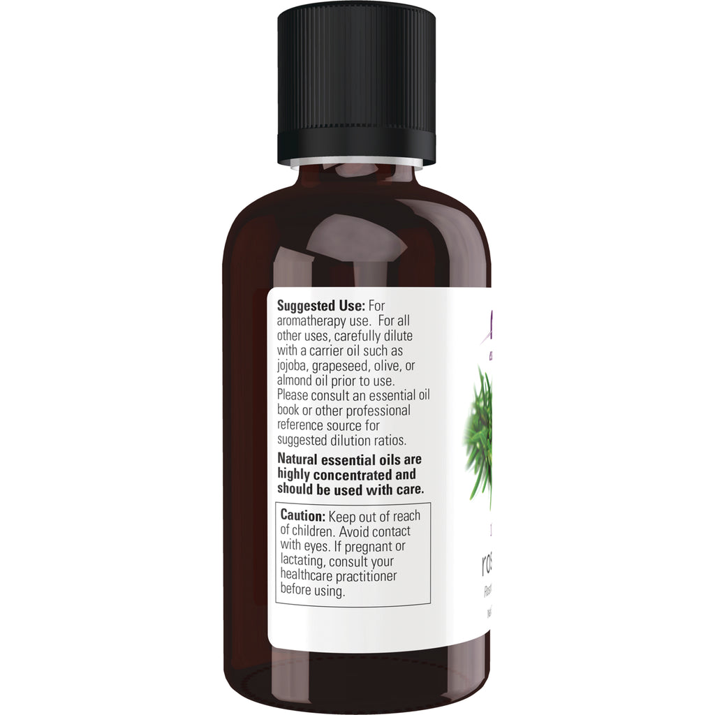 NWF272 | amber glass bottle showing back label with suggested use and caution text - Thumbnail