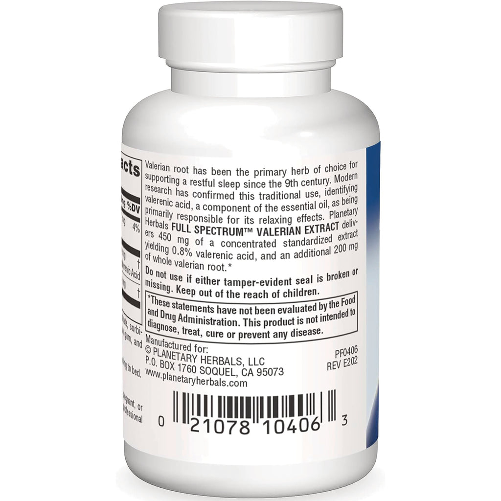 PF176 | Back label of white supplement bottle showing product description, warnings, manufacturer info and barcode - Thumbnail
