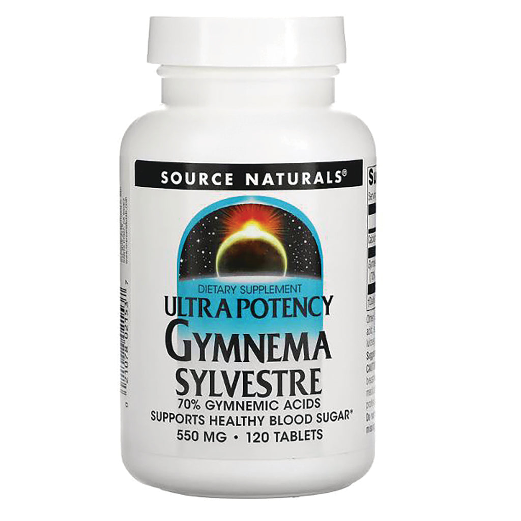 SN654 | Source Naturals Ultra Potency Gymnema Sylvestre 550 mg, 120 tablets - Thumbnail