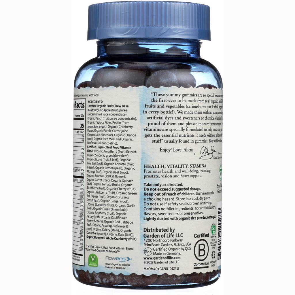 GLF235 | back label of supplement bottle showing ingredients, directions, nutrition facts and certifications - Thumbnail