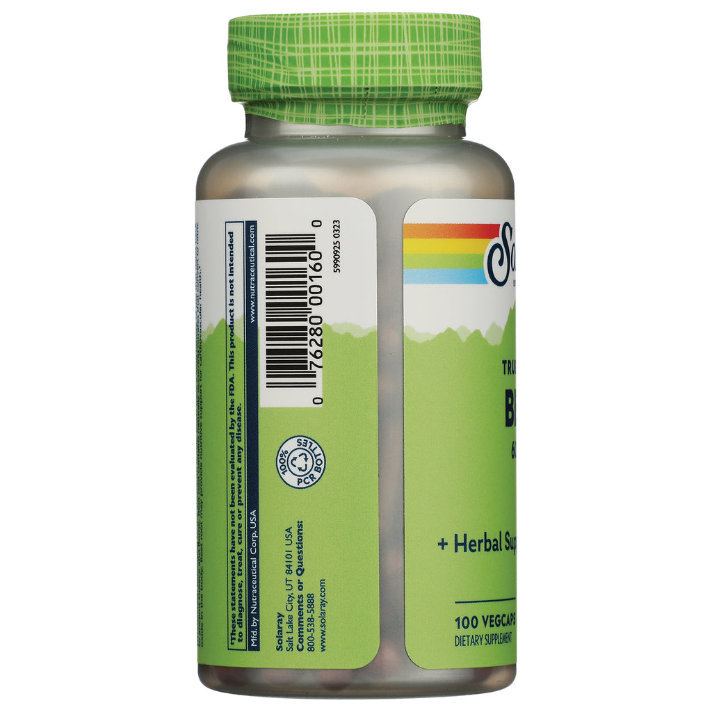 SLR430 | Back label of supplement bottle with warning and barcode - Thumbnail