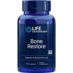 LE228 | LIFE EXTENSION Bone Restore bottle, Superior Calcium Formula, 120 capsules