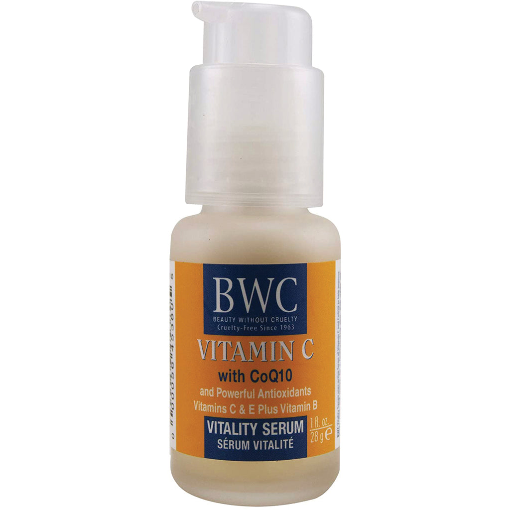 BWC110 | BWC Vitamin C vitality serum pump bottle labeled Vitamin C with CoQ10 - Thumbnail