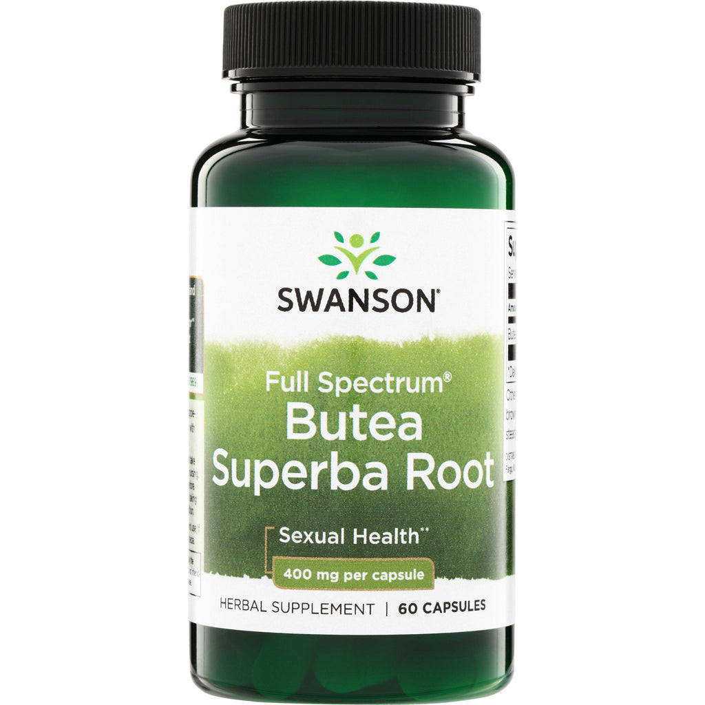 SW1423 | Swanson Full Spectrum Butea Superba Root, Sexual Health, 400 mg per capsule, 60 capsules - Thumbnail
