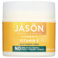 JC128 | JSN Vitamin E moisturizing crme 5,000 IU white jar with yellow label