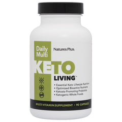 NTP336 | Nature's Plus Keto Living Daily Multi bottle, multivitamin supplement 90 capsules