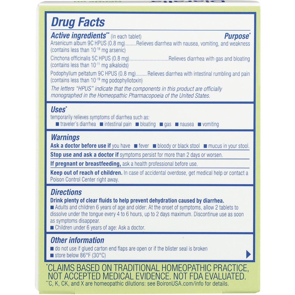 BRN119 | back panel with Drug Facts showing active ingredients, uses, warnings, and directions - Thumbnail