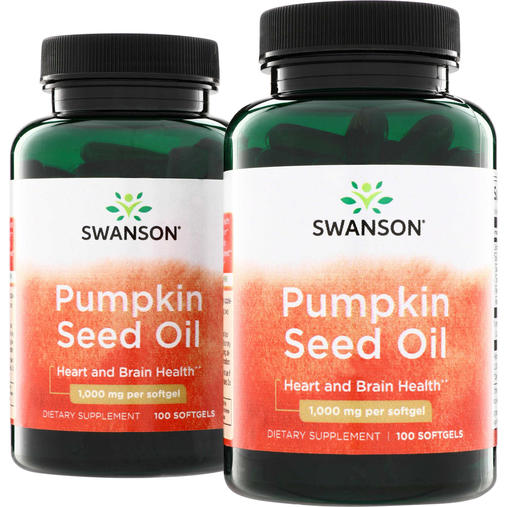 SW839 | Swanson Pumpkin Seed Oil, 1,000 mg per softgel, 100 softgels - Thumbnail