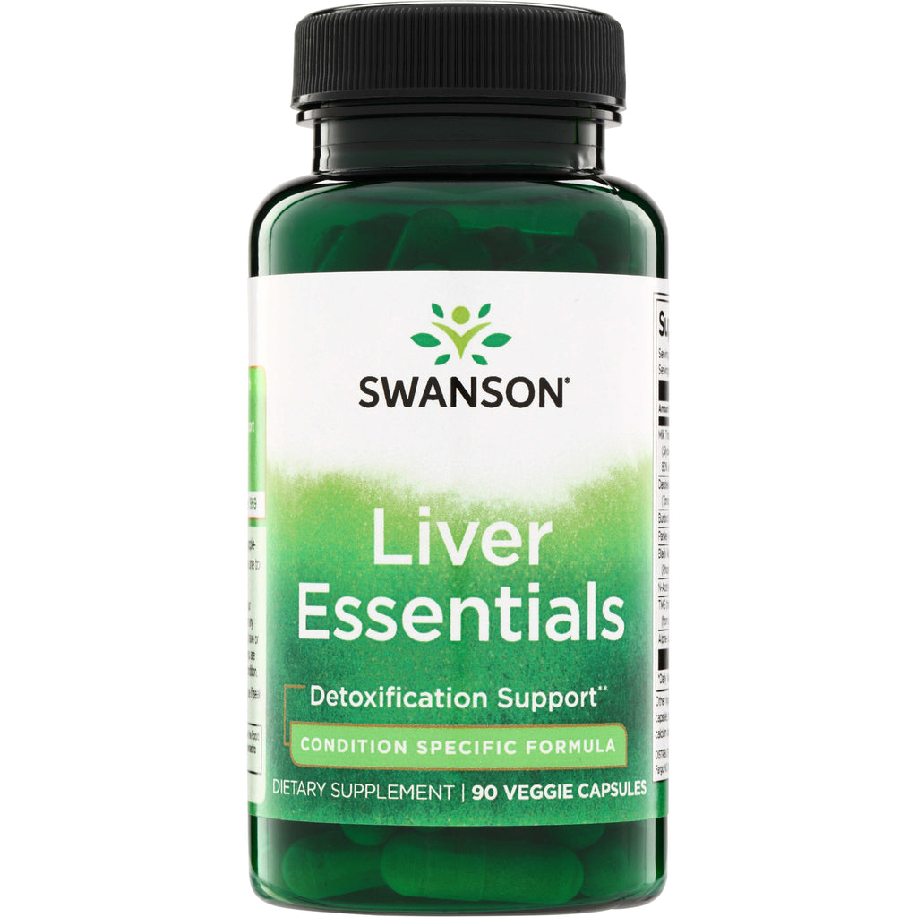 SWC111 | Swanson Liver Essentials, Detoxification Support, 90 veggie capsules - Thumbnail