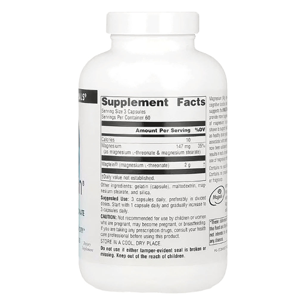 SN622 | Back label with Supplement Facts, suggested use, and other ingredients - Thumbnail