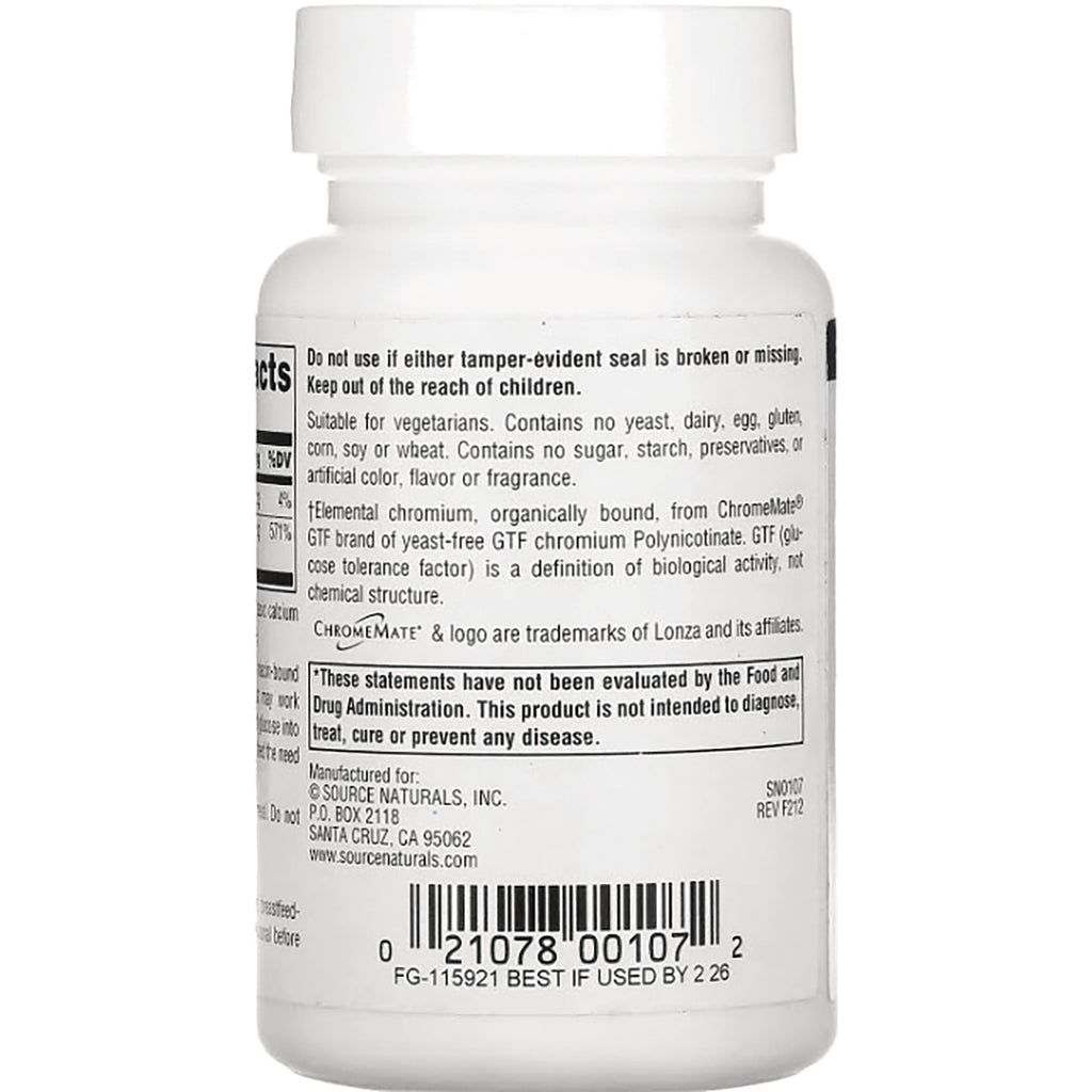 SN663 | Supplement bottle back label with warnings, manufacturer info, barcode, and Best If Used By 2/26 - Thumbnail