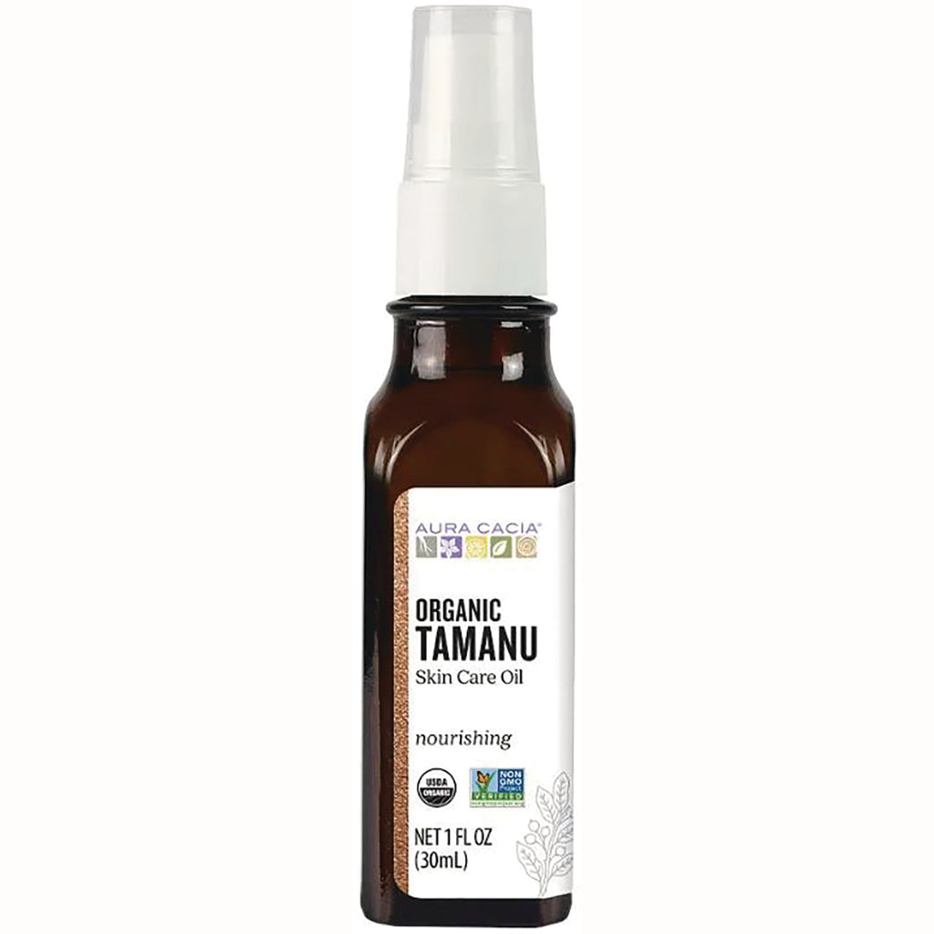 ARC057 | Aura Cacia organic Tamanu skin care oil spray bottle, nourishing, 1 fl oz (30 mL) - Thumbnail