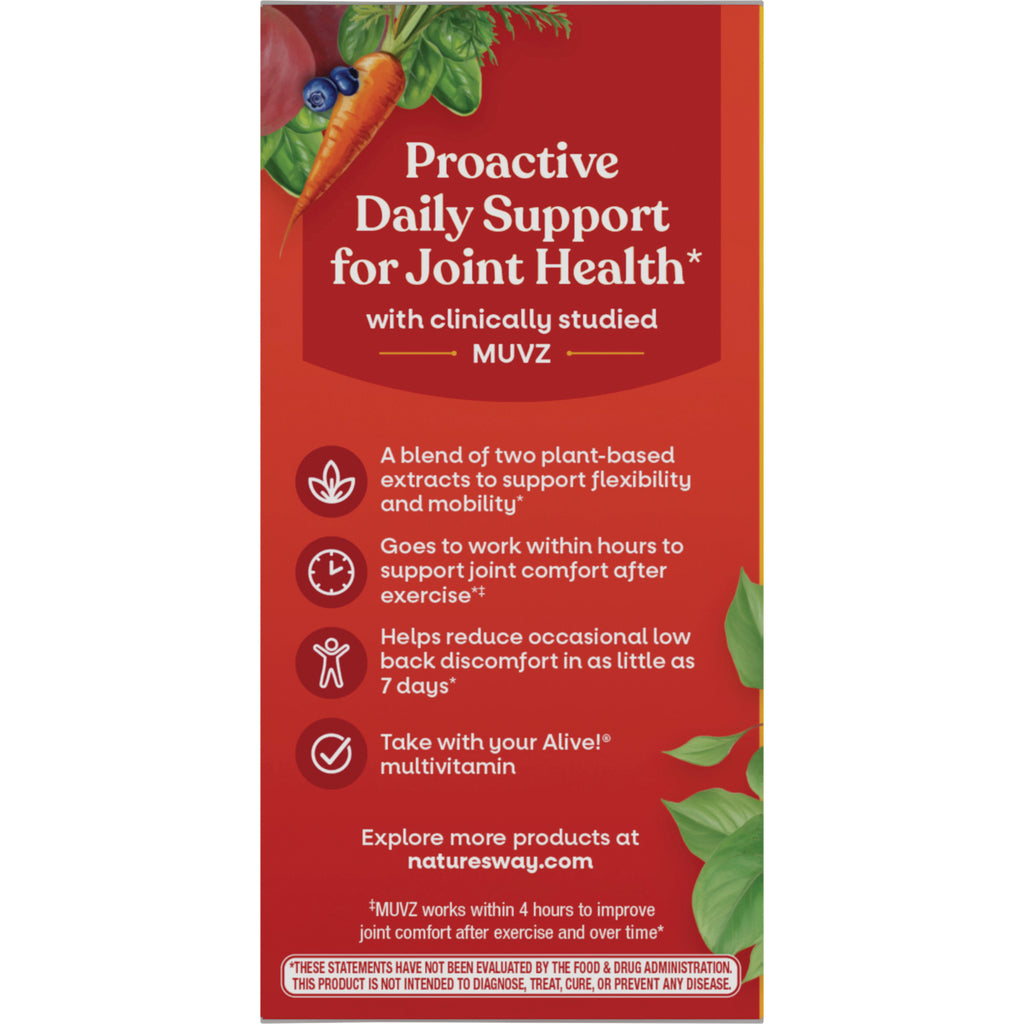 NW1075 | Proactive daily support for joint health with clinically studied MUVZ and benefit icons - Thumbnail