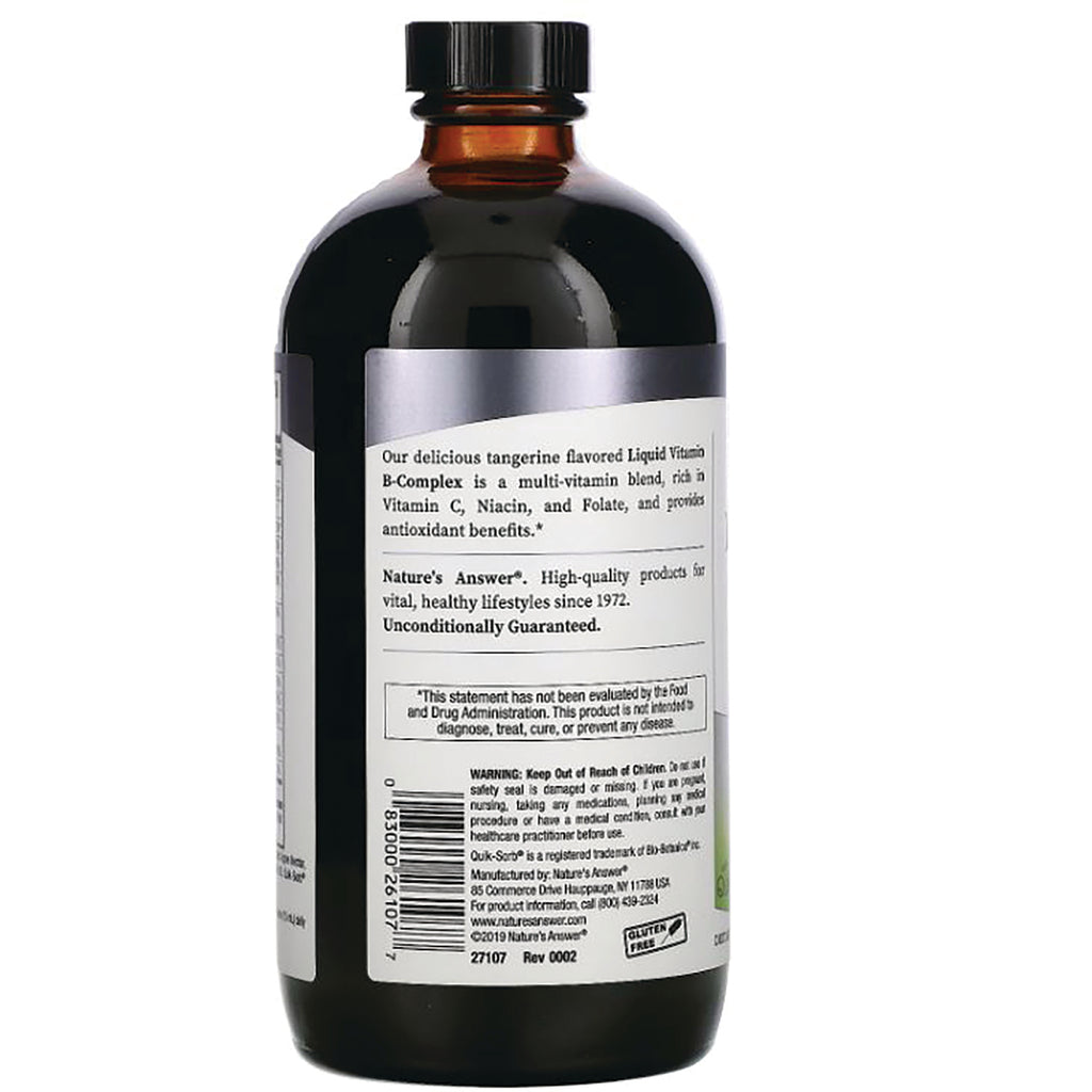 NAT107 | back of amber supplement bottle label showing product description, barcode and warning text - Thumbnail