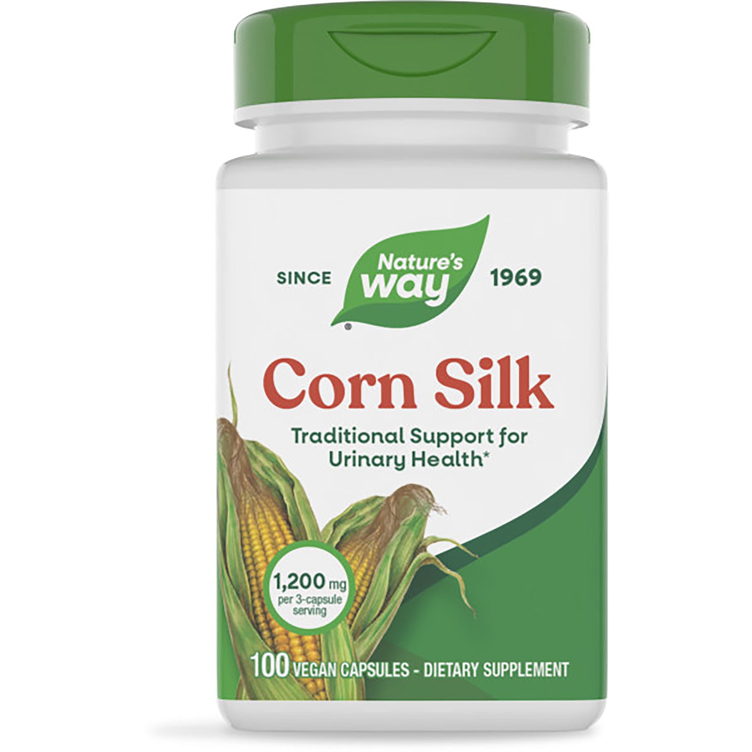 NW723 | Nature's Way Corn Silk bottle labeled Traditional Support for Urinary Health, 100 vegan capsules