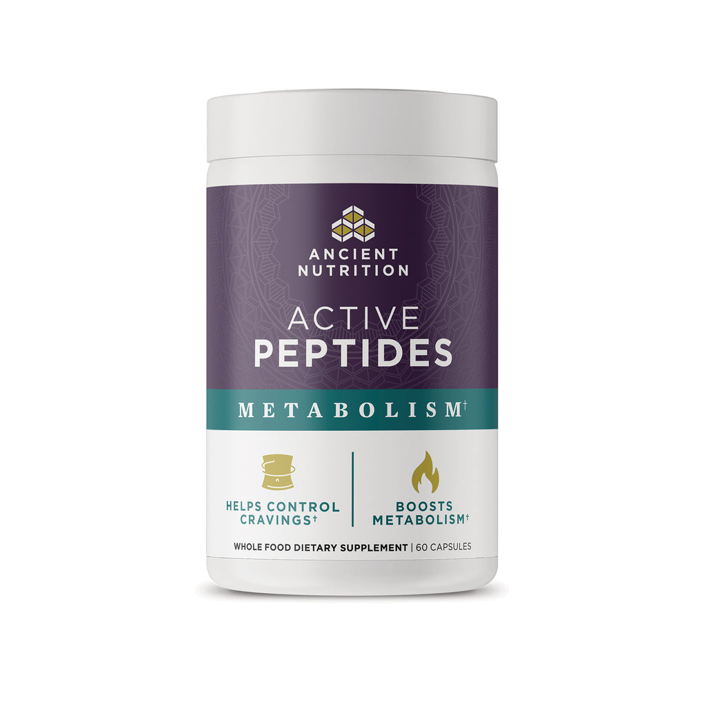 ATN150 | Ancient Nutrition Active Peptides Metabolism supplement bottle, 60 capsules - Thumbnail