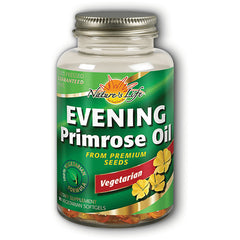 HS034 | Nature's Life Evening Primrose Oil vegetarian softgels bottle front label