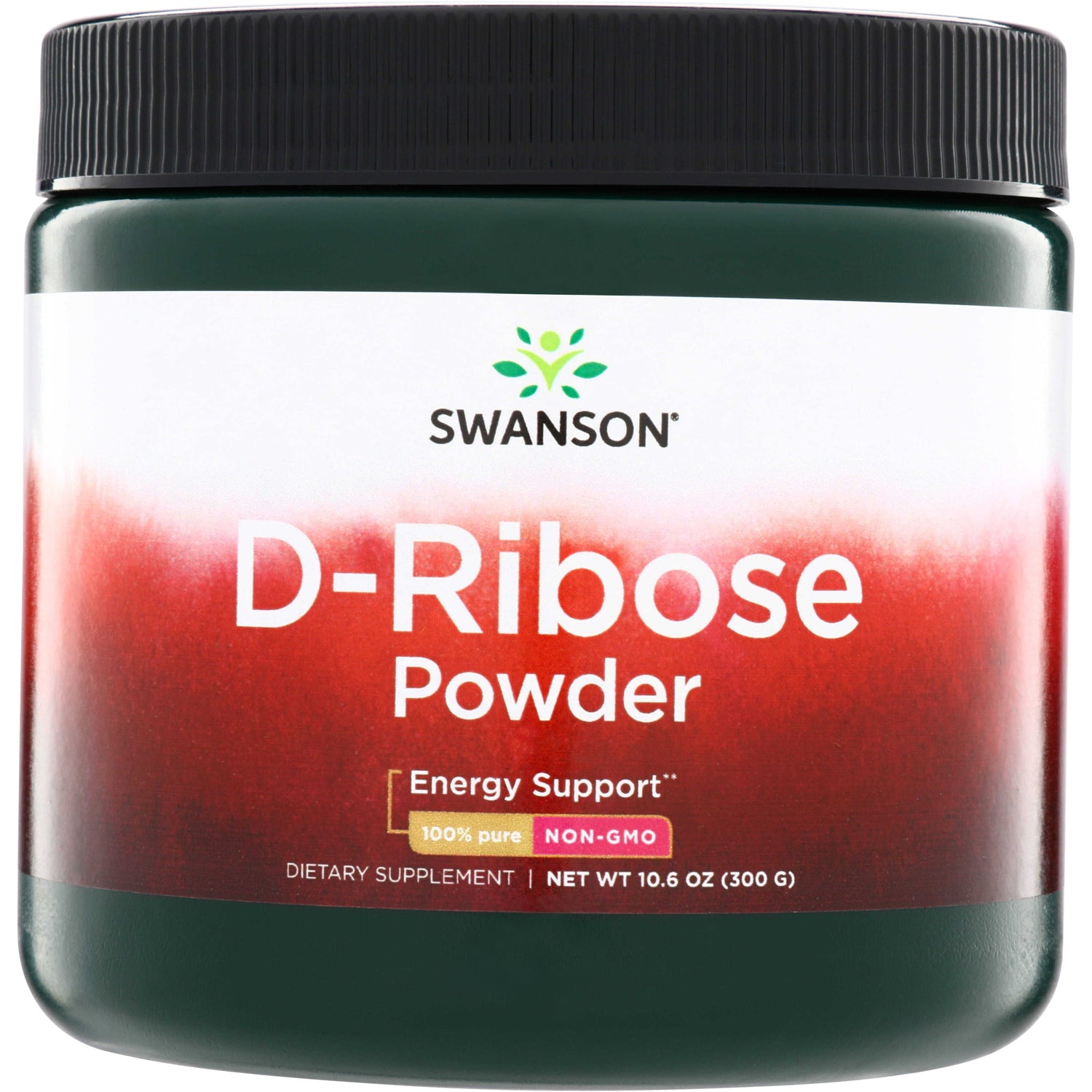 SWU322 | Swanson D-Ribose Powder, Energy Support, 100% pure, Non-GMO, 10.6 oz
