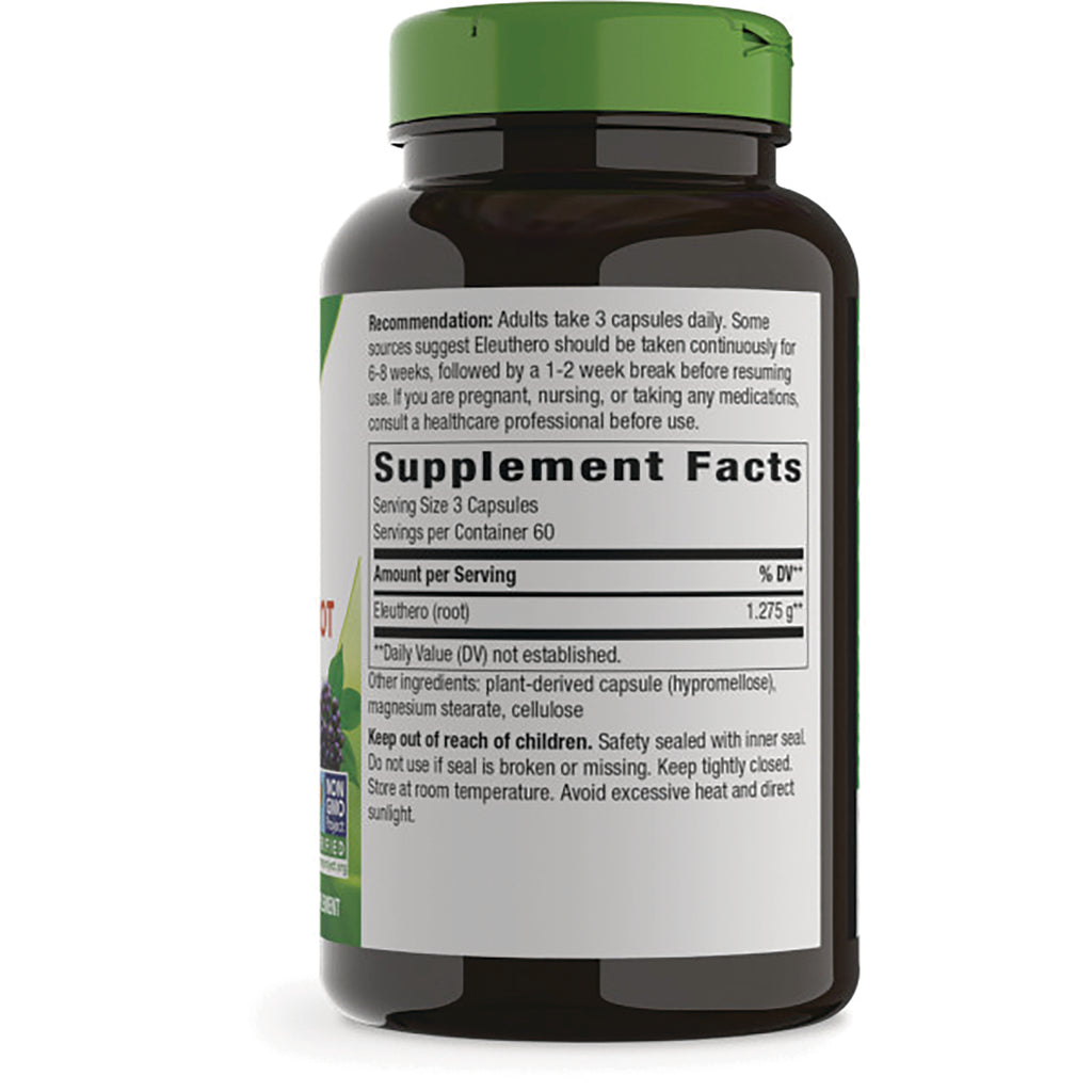 NW740 | Back of dark brown supplement bottle showing Supplement Facts panel and dosage instructions - Thumbnail